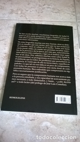 Libros de segunda mano: ISABEL II. JOS&Eacute; LUIS COMELLAS. HOMOLEGENS. - Foto 2