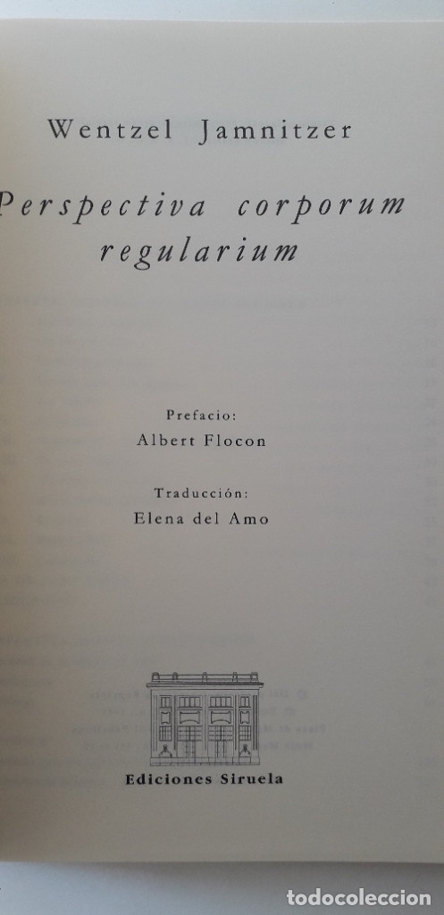 Libros de segunda mano: PERSPECTIVA CORPORIUM REGULARUM - WENTZEL JAMNITZER - Foto 4