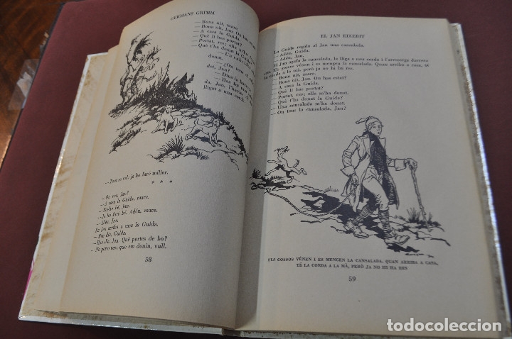 Libros de segunda mano: rondalles de grimm - editorial juventud - 2&ordf; edici&oacute; 1966 - IEB - Foto 2