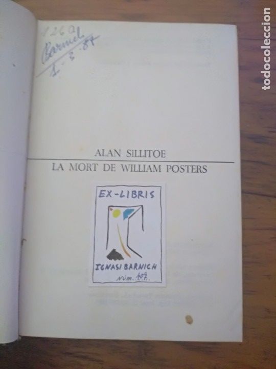 Libros de segunda mano: La mort de William Posters. Alan Sillitoe - Foto 3