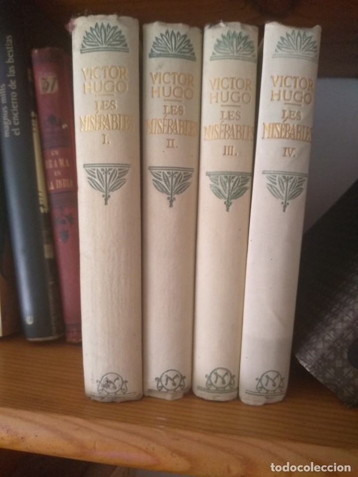 Libros de segunda mano: LES MIS&Eacute;RABLES. VICTOR HUGO. 4 TOMOS. NELSON EDITORES. PAR&Iacute;S - Foto 3