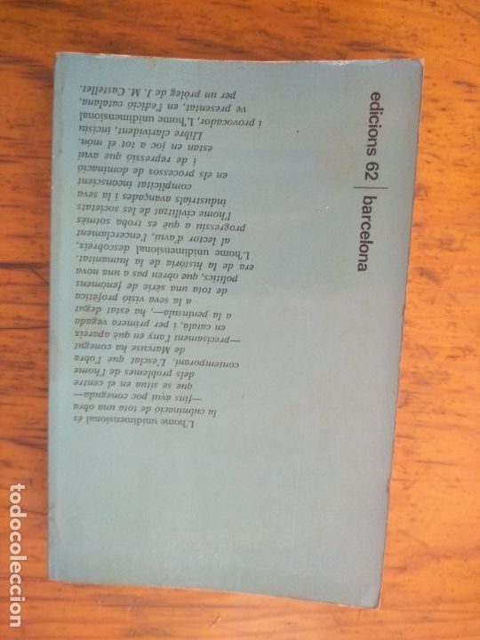 Libros de segunda mano: Lhome unidimensional Herbert Marcuse - Foto 4