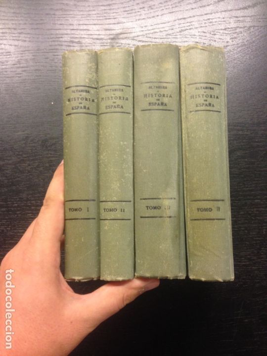 Livres d'occasion: HISTORIA DE ESPA&Ntilde;A Y DE LA CIVILIZACION ESPA&Ntilde;OLA, ALTAMIRA, R., 1913-1914 (4 TOMOS)