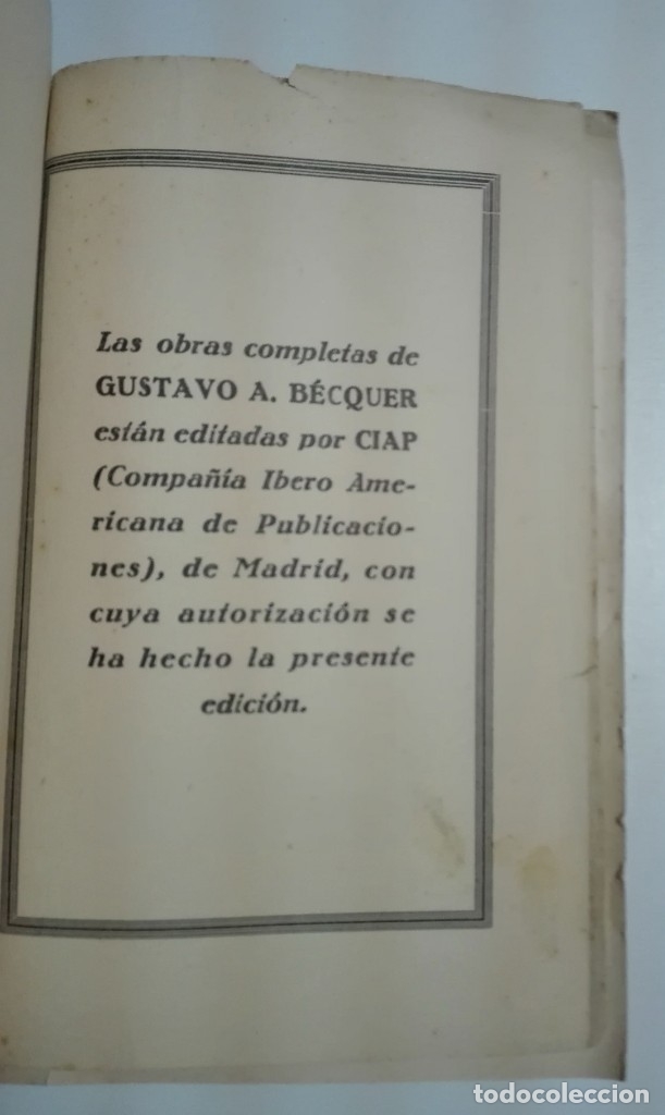 Libros de segunda mano: Gustavo Adolfo B&eacute;cquer. Leyendas. El Hogar y la moda (Barcelona) - Foto 6
