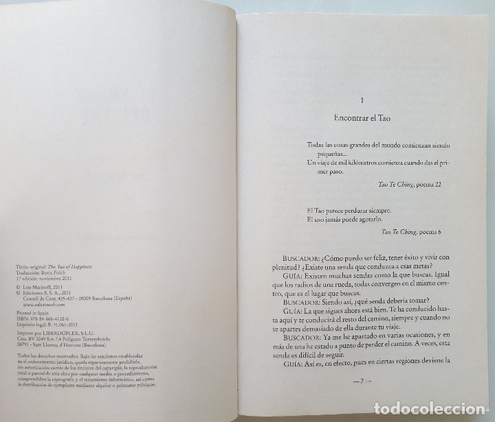 Libros de segunda mano: EL PODER DEL TAO / LOU MARINOFF / EDICIONES B 2011 (1&ordf; EDICI&Oacute;N) - Foto 8