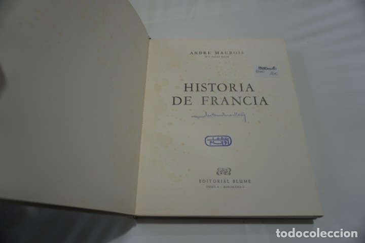 Libros de segunda mano: (4D) HISTORIA DE FRANCIA / ANDRE MAUROIS / EDITORIAL BLUME 1966 - Foto 2