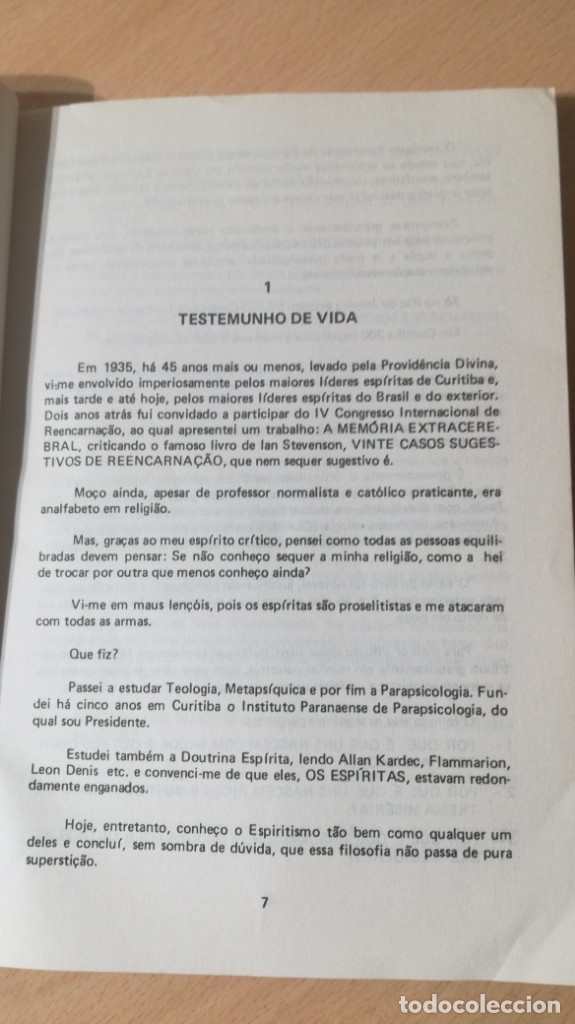 Libros de segunda mano: REENCARNA&Ccedil;&Atilde;O - GERALDO E DALLEGRAVE- EN PORTUGUES	 / 	TEXTO 38 - Foto 9
