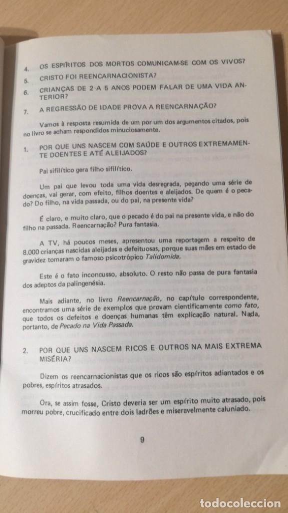 Libros de segunda mano: REENCARNA&Ccedil;&Atilde;O - GERALDO E DALLEGRAVE- EN PORTUGUES	 / 	TEXTO 38 - Foto 11
