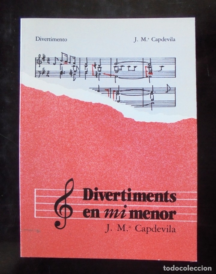 Libros de segunda mano: Divertiments en mi menor J. M.&ordf; Capdevila 1988 impecable (Olot, la Garrotxa) Joan Teixidor - Foto 1