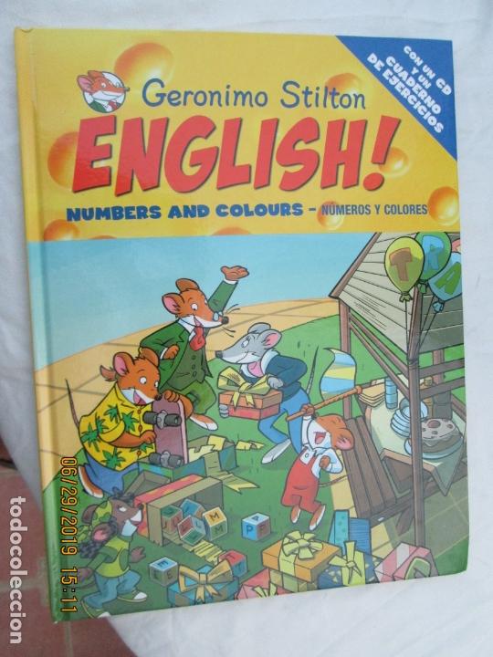 Libros de segunda mano: GERONIMO STILTON - ENGLISH ! , NUMBERS AND COLOURS - Foto 1