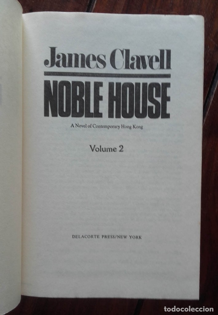 Libros de segunda mano: Nobel House, Volume 2, James Clavell, 1981 - Foto 2