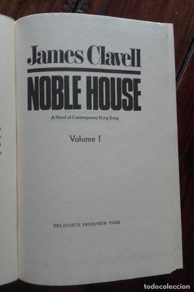 Libros de segunda mano: Nobel House, Volume 1, James Clavell, 1981 - Foto 2