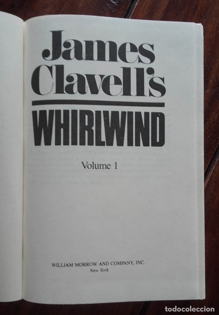 Libros de segunda mano: Whirlwind, Volume 1, James Clavell, 1986 - Foto 2