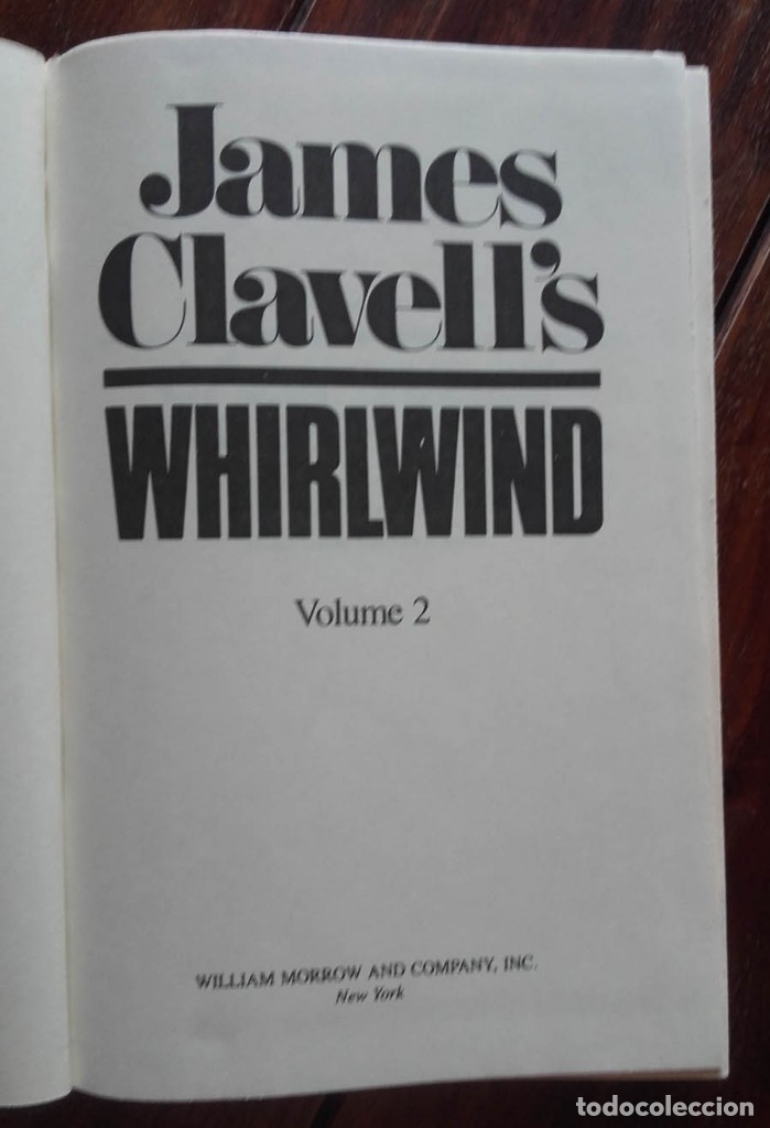 Libros de segunda mano: Whirlwind, Volume 2, James Clavell, 1986 - Foto 2