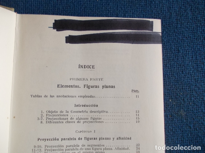Libros de segunda mano: GEOMETRIA DESCRIPTIVA ROBERT HAUSSNER EDITORIAL LABOR S. A. - Foto 2