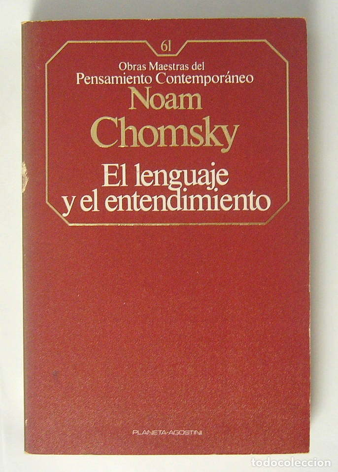 Libros de segunda mano: EL LENGUAJE DEL ENTENDIMIENTO - NOAM CHOMSKY - Foto 1