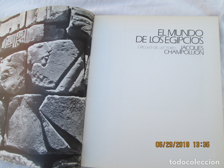 Libros de segunda mano: EL MUNDO DE LOS EGIPCIOS  , JACQUES CHAMPOLLION - Foto 2