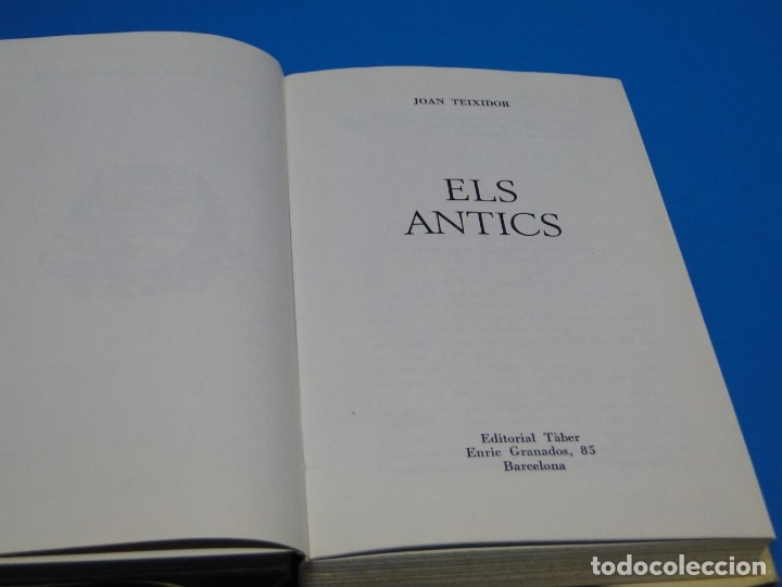 Libros de segunda mano: Els antics.- TEIXIDOR, Joan: - Foto 2