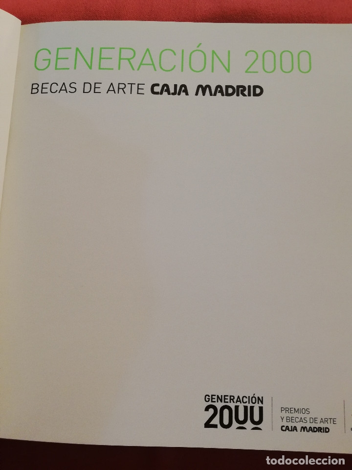 Libros de segunda mano: GENERACI&Oacute;N 2000. BECAS DE ARTE CAJA MADRID - Foto 2