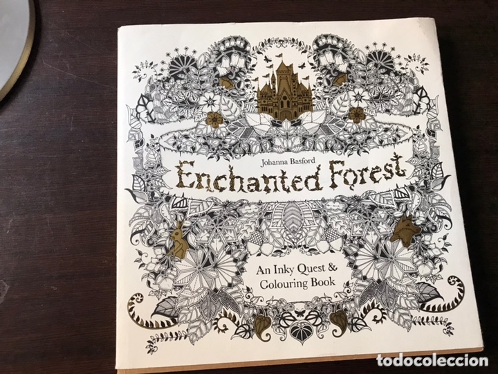 Libros de segunda mano: Enchanted forest. Johanna Basford. Para colorear. - Foto 1