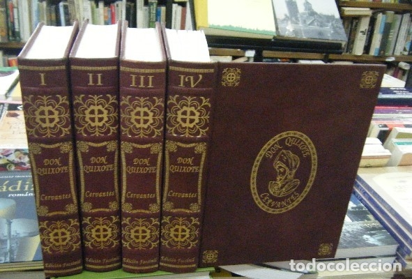 Libros de segunda mano: DON QUIJOTE. 4 TOMOS. A-LESP-826 - Foto 1