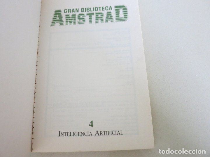 Libros de segunda mano: INTELIGENCIA ARTIFICIAL. &iquest;PIENSAN LAS M&Aacute;QUINAS?. GRAN BIBLIOTECA AMSTRAD N&ordm; 4 - Foto 2