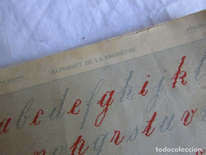 Libros de segunda mano: Alphabet de la Brodeuse, Gu&iacute;a de bordado - Foto 4