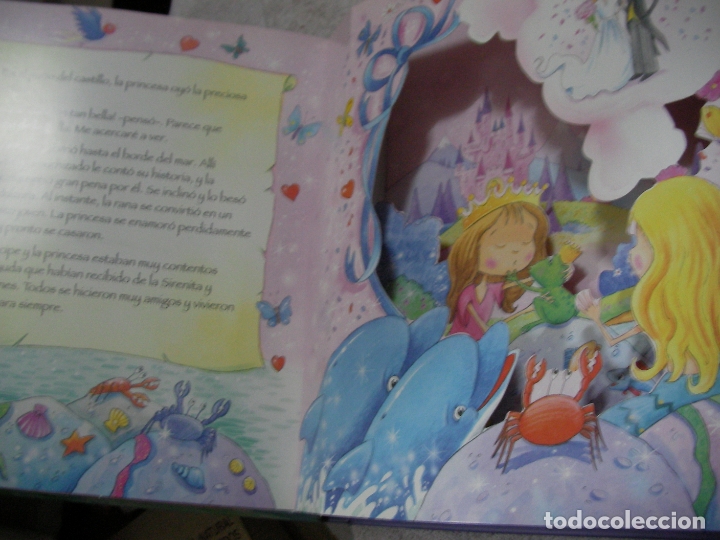 Libros de segunda mano: GRAN LIBRO - LA SIRENITA Y LA RANA - TRIDIMENSIONAL - Foto 3