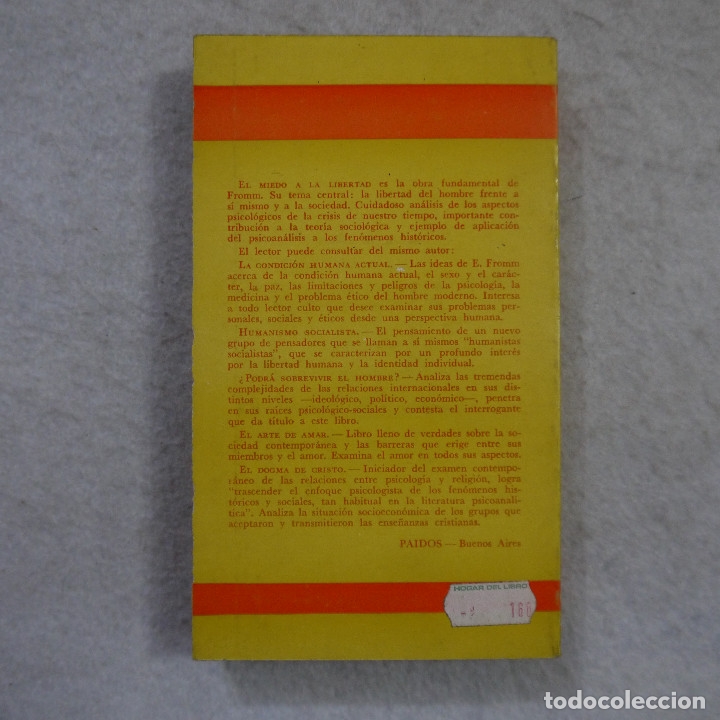 Libros de segunda mano: EL MIEDO A LA LIBERTAD - ERICH FROMM - PAIDOS - Foto 2