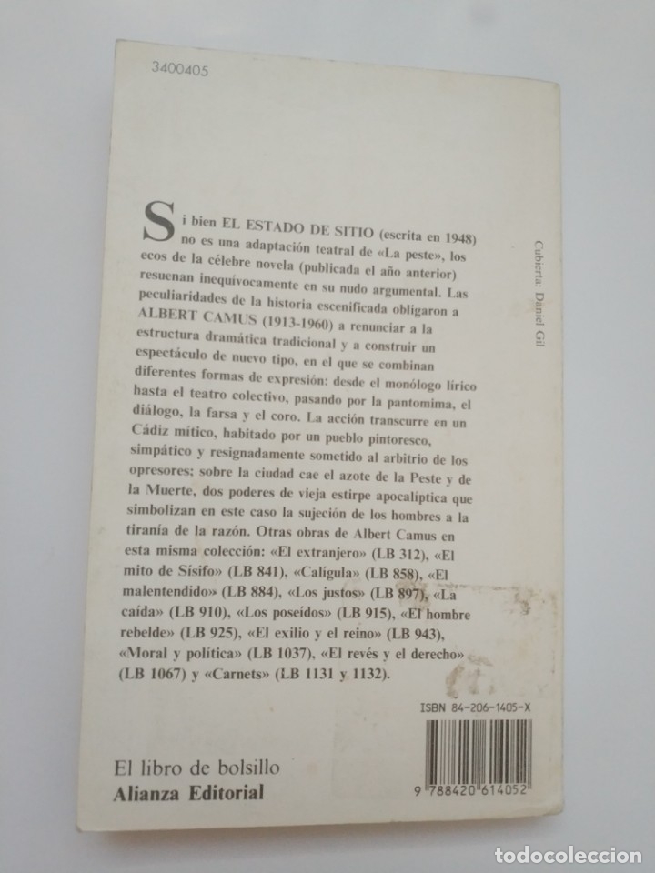 Libros de segunda mano: EL ESTADO DE SITIO.- ALBERT CAMUS - Foto 3