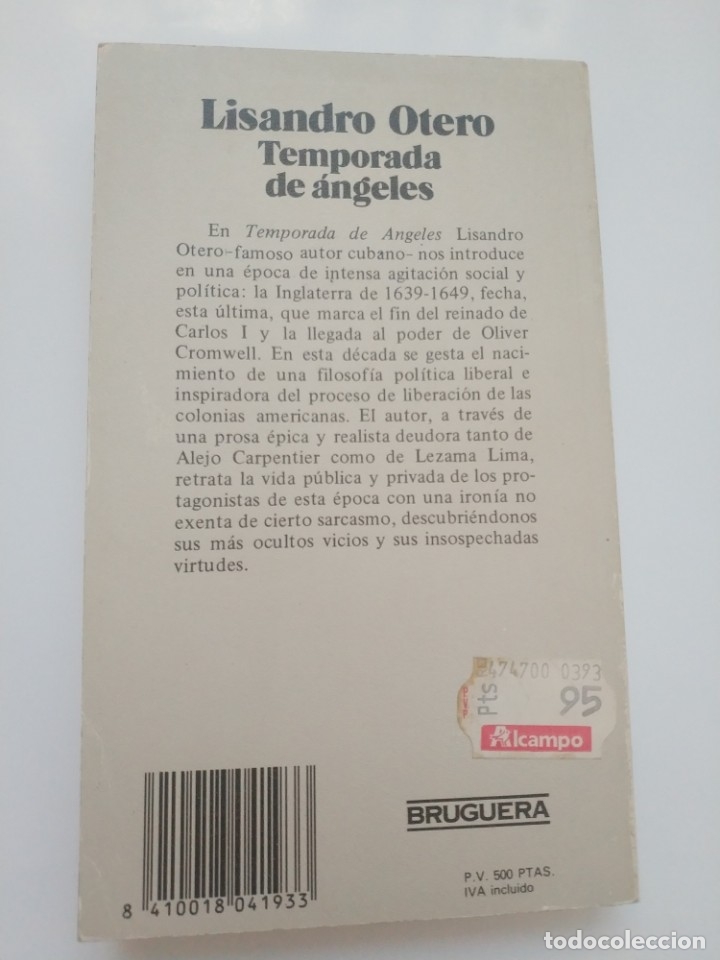 Libros de segunda mano: TEMPORADA DE ANGELES.- LISANDRO OTERO - Foto 3