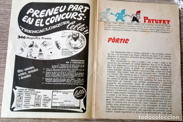 Libros de segunda mano: Patufet n&ordm; 23 escrita en catalan de 1969 - Foto 2