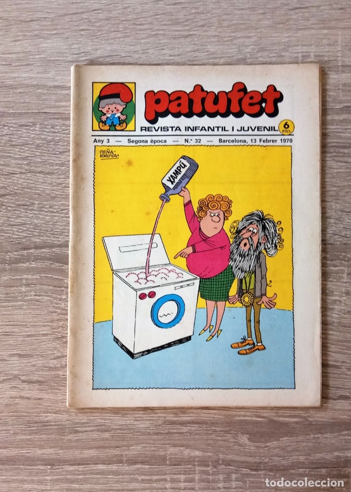 Libros de segunda mano: Patufet n&ordm; 32 escrita en catalan de 1970 - Foto 1