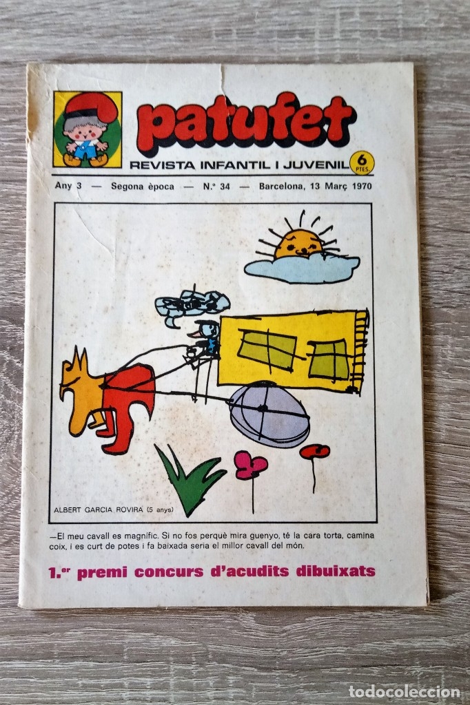 Libros de segunda mano: Patufet n&ordm; 34 escrita en catalan de 1970 - Foto 1