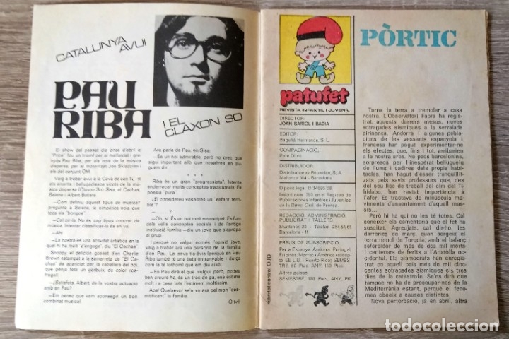 Libros de segunda mano: Patufet n&ordm; 38 escrita en catalan de 1970 - Foto 2