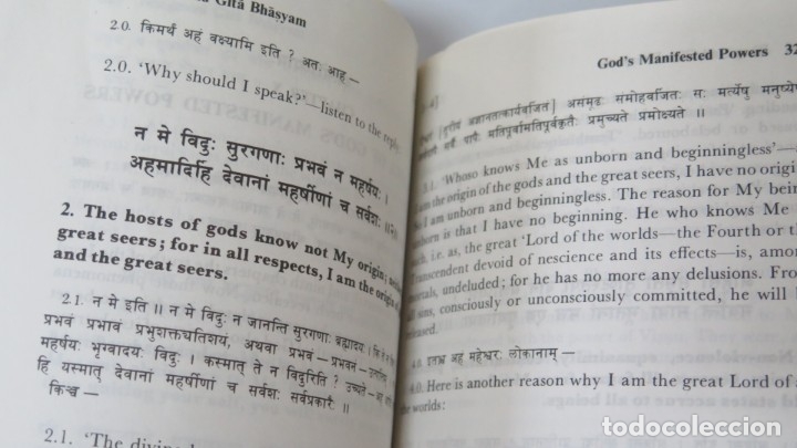 Libros de segunda mano: Bhagavad Gita Bhashya. Sri Sankaracarya - Foto 4