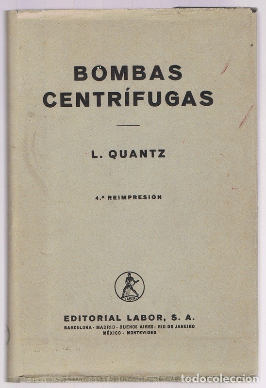 Libros de segunda mano: BOMBAS CENTR&Iacute;FUGAS  L.QUANTZ - Foto 1