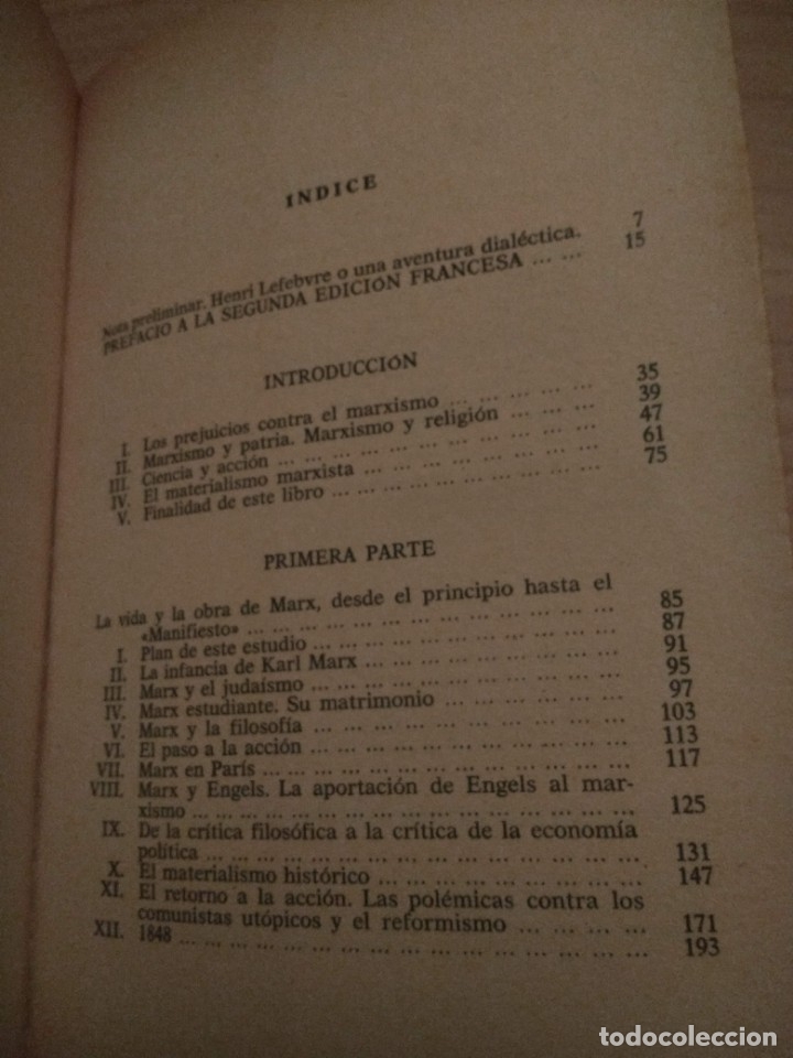 Libros de segunda mano: S&Iacute;NTESIS DEL PENSAMIENTO DE MARX. HENRY LEFEBVRE - Foto 2