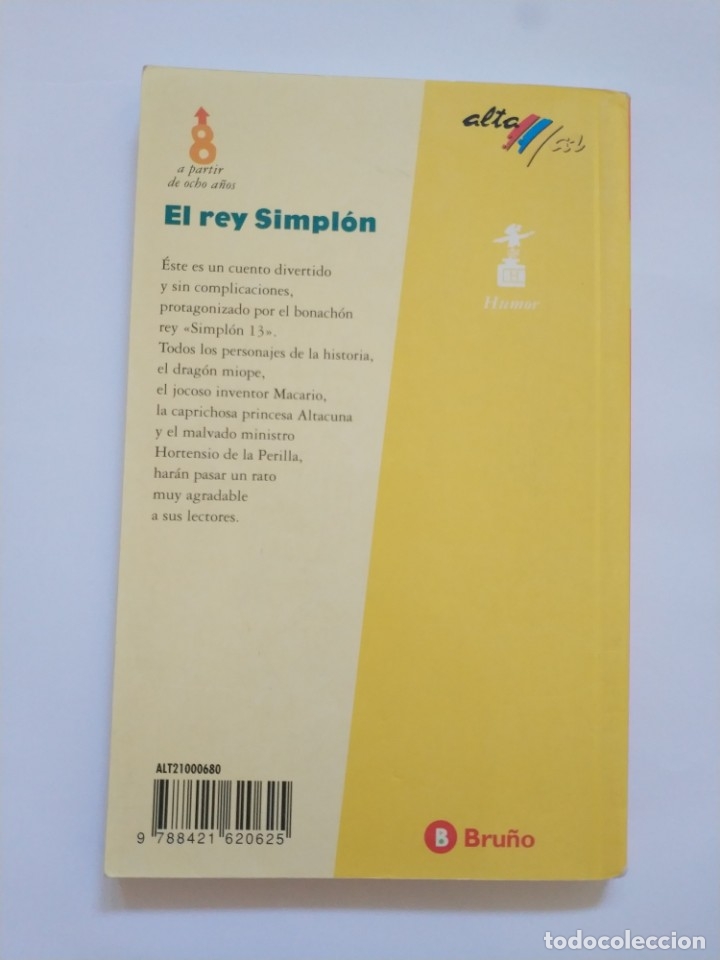 Libros de segunda mano: EL REY SIMPLON.- BRAULIO LLAMERO - Foto 3