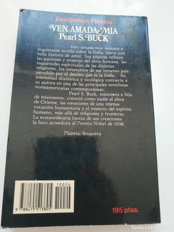 Libros de segunda mano: VEN, AMADA MIA.- PEARL S. BUCK - Foto 3