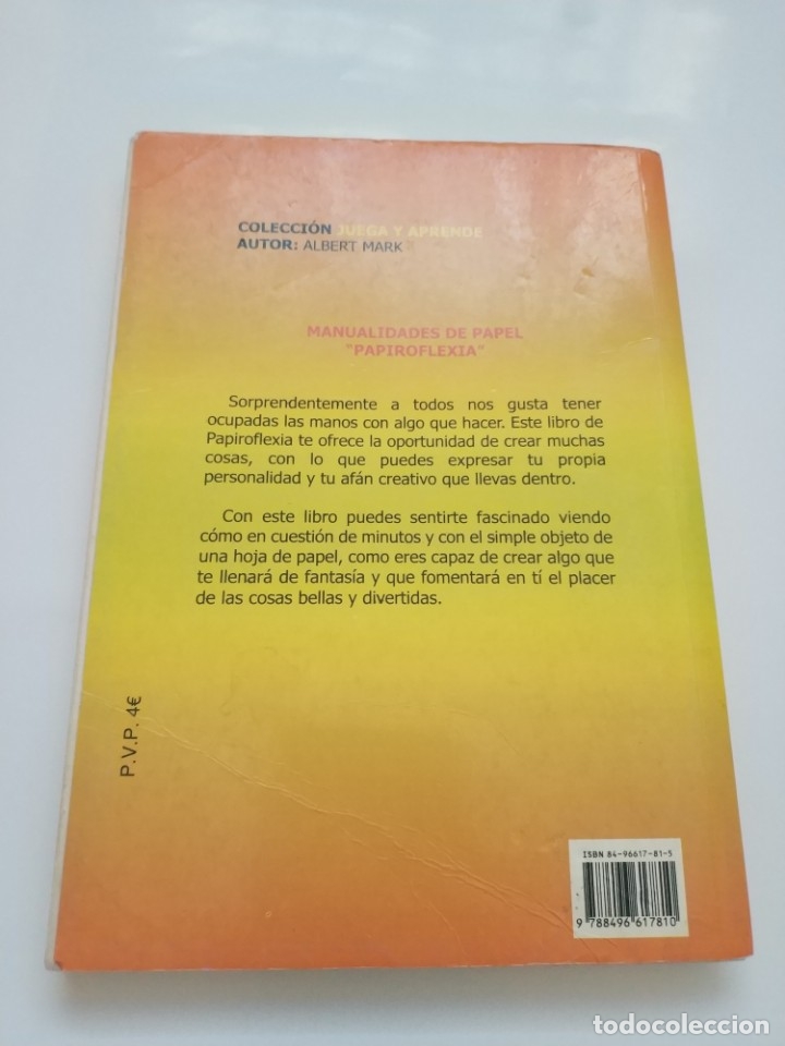 Libros de segunda mano: MANUALIDADES DE PAPEL. PAPIROFLEXIA.- ALBERT MARK - Foto 5
