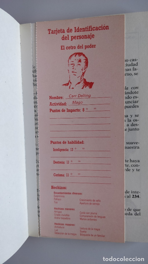 Libros de segunda mano: Colecci&oacute;n Advanced Dungeons Dragons-N5 El cetro del poder Librojuego Timun Mas LIBRO JUEGO - Foto 2