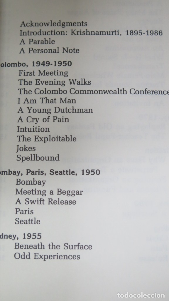 Libros de segunda mano: TRUTG IS A PATHLESS LAND. A JOURNEY WITH KRISHNAMURTI. INGRAM SMITH - Foto 2