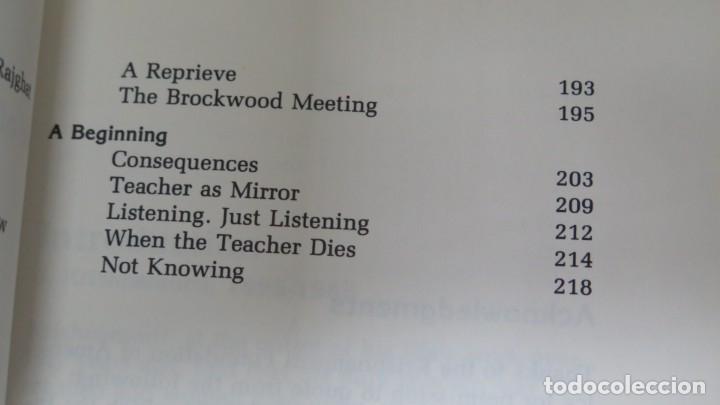 Libros de segunda mano: TRUTG IS A PATHLESS LAND. A JOURNEY WITH KRISHNAMURTI. INGRAM SMITH - Foto 4