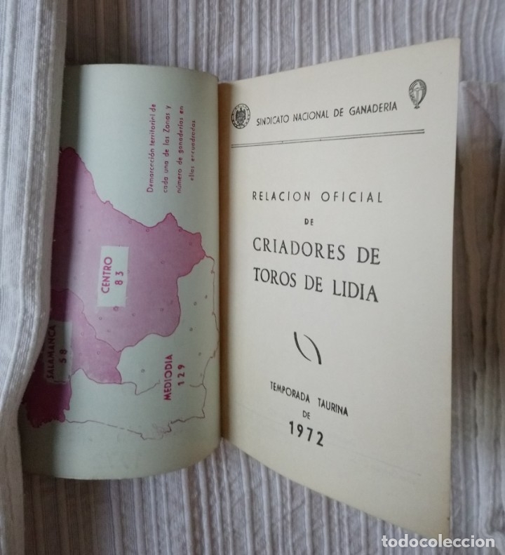 Libros de segunda mano: Criadores de toros de lidia 1972 - Foto 2