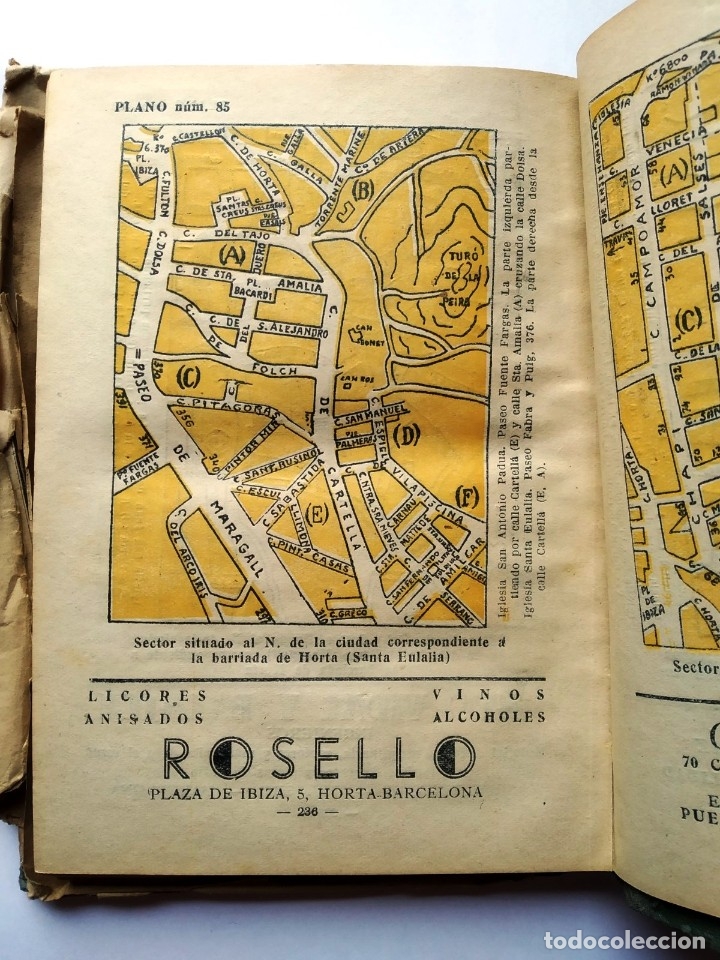 Libros de segunda mano: GU&Iacute;A URBANA DE BARCELONA 1948-49 - Foto 3