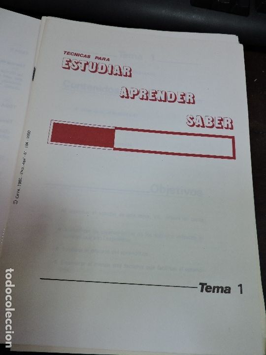 Libros de segunda mano: Tecnicas para estudiar, aprender, saber. Ed. Estudios a Distancia - Foto 2