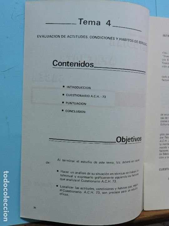 Libros de segunda mano: Tecnicas para estudiar, aprender, saber. Ed. Estudios a Distancia - Foto 9