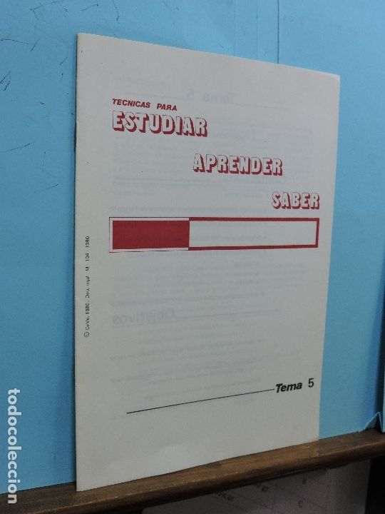 Libros de segunda mano: Tecnicas para estudiar, aprender, saber. Ed. Estudios a Distancia - Foto 10