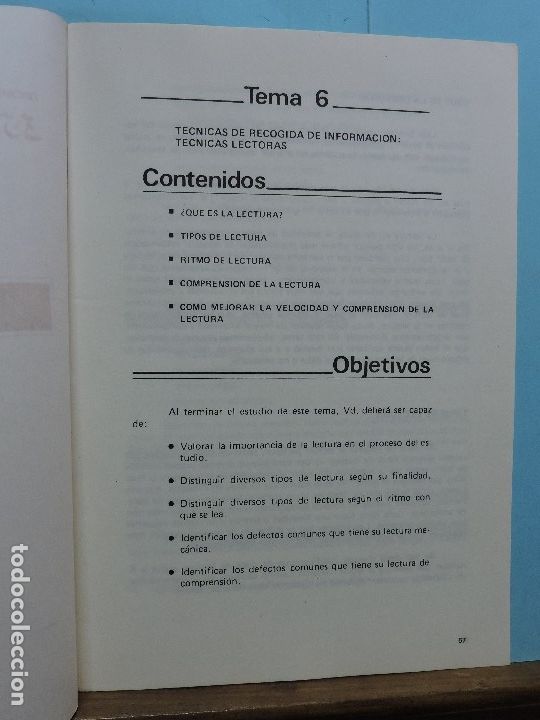 Libros de segunda mano: Tecnicas para estudiar, aprender, saber. Ed. Estudios a Distancia - Foto 13